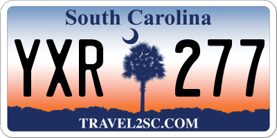 SC license plate YXR277