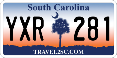 SC license plate YXR281