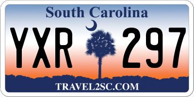 SC license plate YXR297
