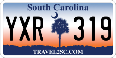 SC license plate YXR319