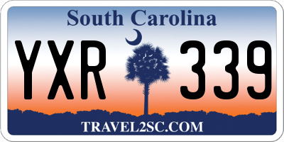 SC license plate YXR339