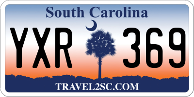 SC license plate YXR369