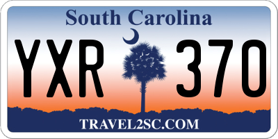 SC license plate YXR370