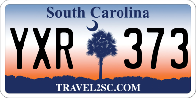 SC license plate YXR373