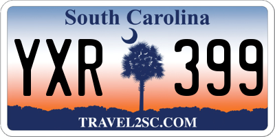 SC license plate YXR399