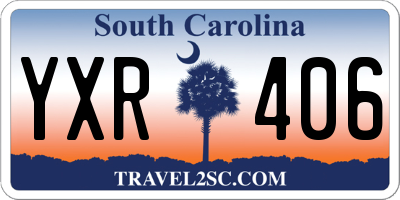SC license plate YXR406