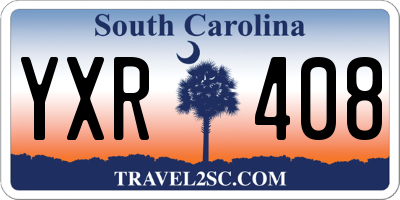 SC license plate YXR408