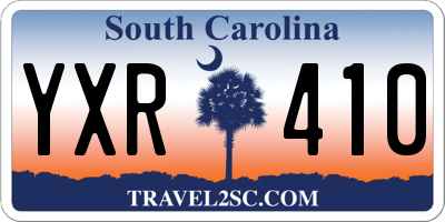 SC license plate YXR410