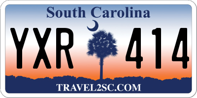 SC license plate YXR414