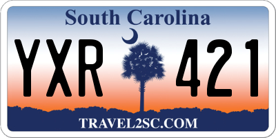 SC license plate YXR421