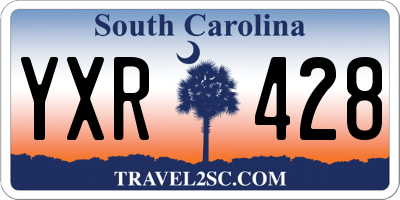 SC license plate YXR428