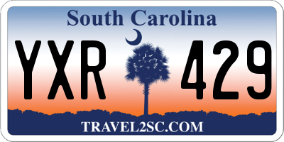 SC license plate YXR429