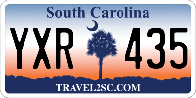 SC license plate YXR435