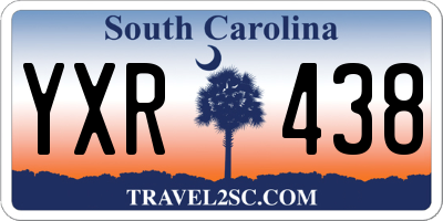 SC license plate YXR438