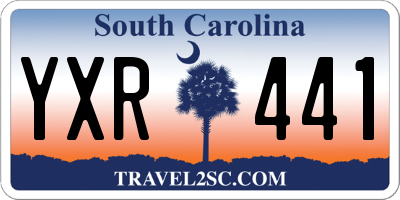 SC license plate YXR441