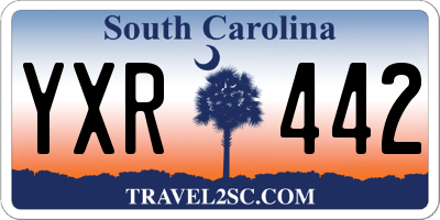 SC license plate YXR442