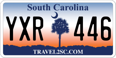 SC license plate YXR446