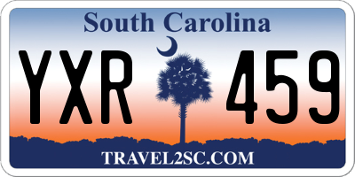 SC license plate YXR459