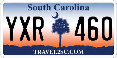 SC license plate YXR460