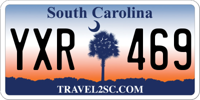 SC license plate YXR469