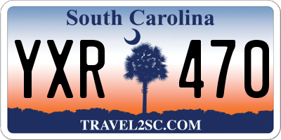 SC license plate YXR470