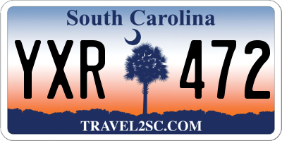 SC license plate YXR472