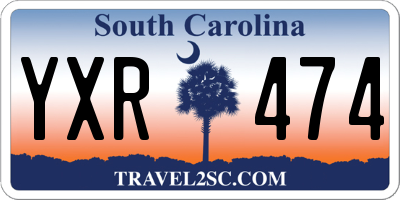 SC license plate YXR474