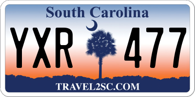 SC license plate YXR477