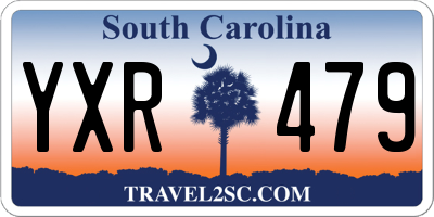 SC license plate YXR479