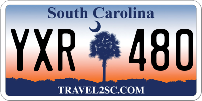 SC license plate YXR480