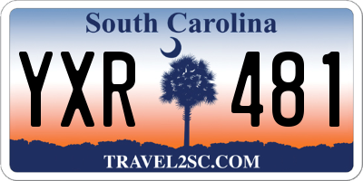 SC license plate YXR481
