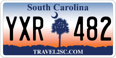 SC license plate YXR482
