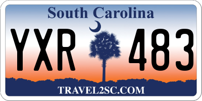 SC license plate YXR483