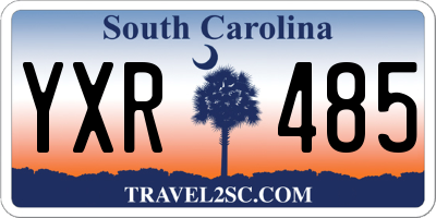 SC license plate YXR485