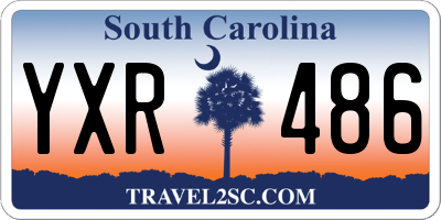 SC license plate YXR486