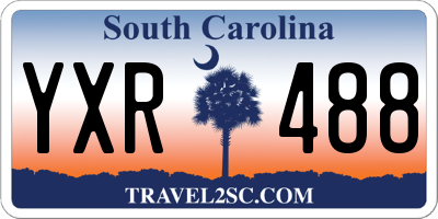 SC license plate YXR488