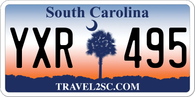 SC license plate YXR495