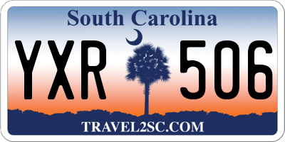 SC license plate YXR506