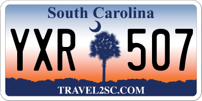 SC license plate YXR507