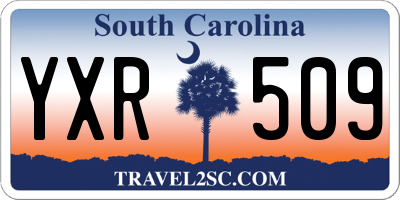 SC license plate YXR509