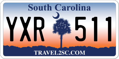 SC license plate YXR511