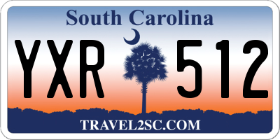 SC license plate YXR512