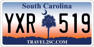 SC license plate YXR519