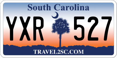 SC license plate YXR527