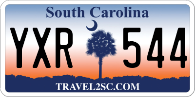 SC license plate YXR544
