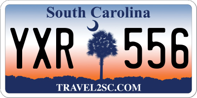 SC license plate YXR556