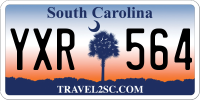 SC license plate YXR564