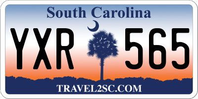 SC license plate YXR565
