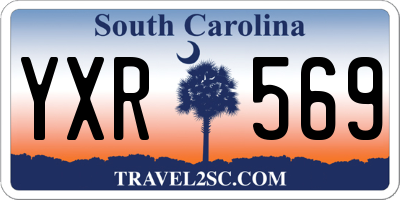 SC license plate YXR569