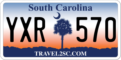 SC license plate YXR570